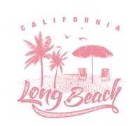 california long beach tee